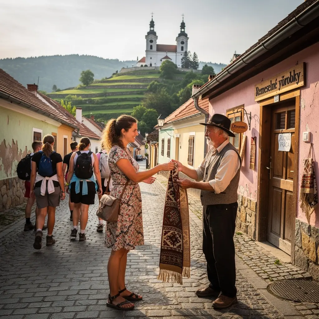 A close-up of traditional Slovakian cuisine served at a local restaurant, inviting travelers to experience authentic flavors during their visit.